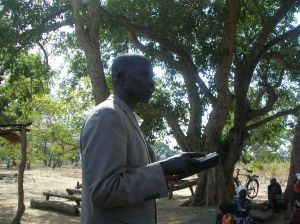 Joseph teaching a bible story