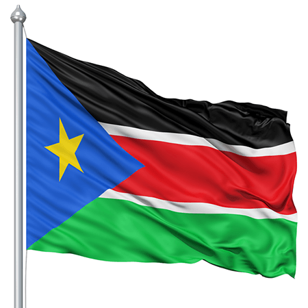 Flag of of South Sudan