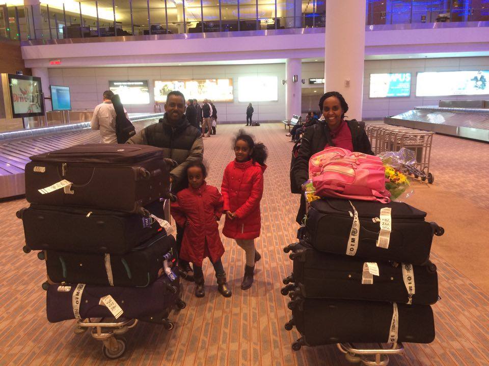 Our arrival at Winnipeg Richardson International Airport on Feb 23, 2016